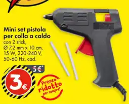 Tedi Mini set pistola per colla a caldo offerta