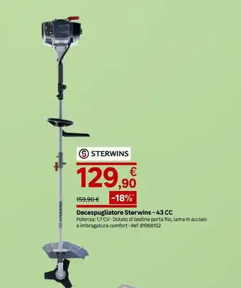 Leroy Merlin Decespugliatore sterwins - 43 cc offerta