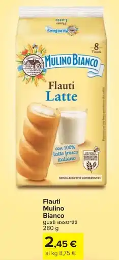 Carrefour Flauti Mulino Bianco offerta