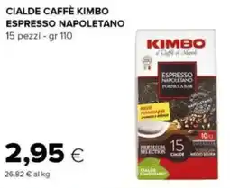 Oasi Cialde caffè kimbo espresso napoletano 15 pezzi offerta