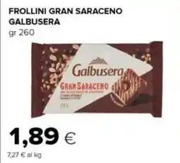 Oasi Frollini gran saraceno GALBUSERA offerta