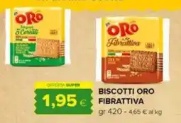 Oasi Biscotti oro FIBRATTIVA offerta