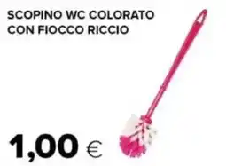 Oasi Scopino wc colorato con fiocco riccio offerta