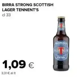 Oasi Birra strong scottish lager TENNENT'S offerta