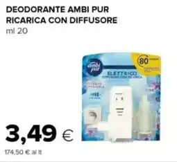 Oasi Deodorante ambi pur ricarica con diffusore offerta