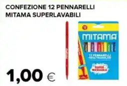 Oasi Confezione 12 pennarelli mitama superlavabili offerta