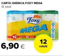 Oasi Carta igienica foxy mega 12 rotoli offerta