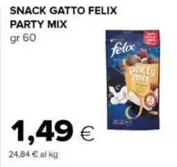 Oasi Snack gatto felix party mix offerta