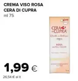 Oasi Crema viso rosa CERA DI CUPRA offerta