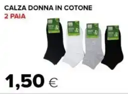 Oasi Calza donna in cotone 2 paia offerta