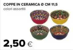 Oasi Coppe in ceramica cm 11,5 offerta