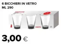 Oasi 6 bicchieri in vetro offerta