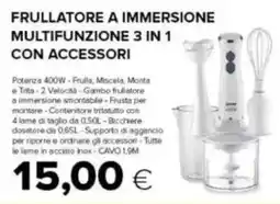 Oasi Frullatore a immersione multifunzione 3 in 1 con accessori offerta