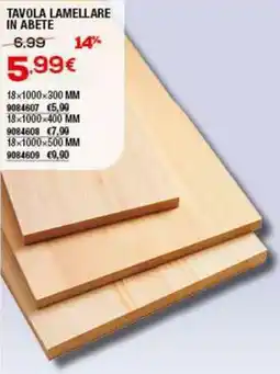 Bricofer Tavola lamellare in abete offerta