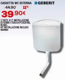 Bricofer Cassetta wc esterna GEBERIT offerta