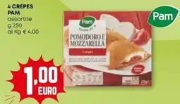 Pam 4 crepes PAM offerta
