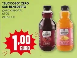 Pam "Succoso" zero SAN BENEDETTO offerta