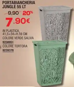 Bricofer Portabiancheria jungle offerta