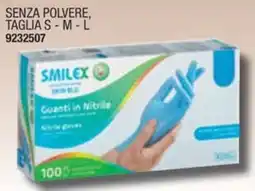 Bricofer Guanti nitrile skin blu 100 pz offerta
