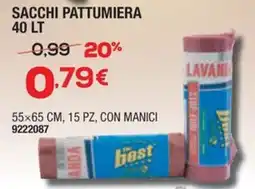 Bricofer Sacchi pattumiera offerta