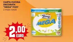 Pam Carta cucina decorata "mega" FOXY offerta