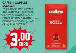 Pam Caffè in capsule LAVAZZA offerta