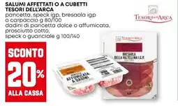 Pam Salumi affettati o a cubetti TESORI DELL'ARCA offerta