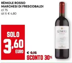 Pam Rèmole rosso marchesi di frescobaldi offerta