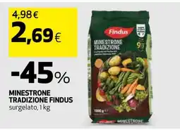 Coop MINESTRONE TRADIZIONE FINDUS offerta
