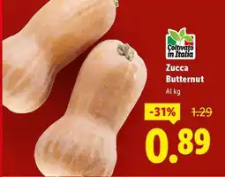 Lidl Zucca Butternut offerta