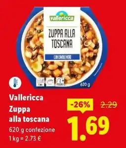 Lidl Vallericca Zuppa alla toscana offerta