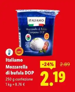 Lidl Italiamo Mozzarella di bufala DOP offerta