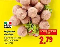 Lidl Polpettine classiche offerta