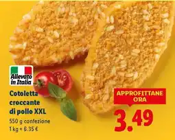 Lidl Cotoletta croccante di pollo XXL offerta