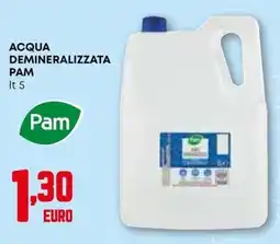 Pam Acqua demineralizzata PAM offerta