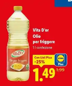 Lidl Vita D'or Olio per friggere offerta