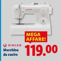Lidl SINGER MACCHINA DA CUCIRE offerta