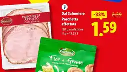 Lidl Dal Salumiere Porchetta affettata offerta