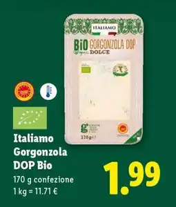Lidl Italiano Gorgonzola DOP Bio offerta