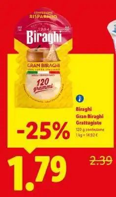 Lidl BIRAGHI GRAN BIRAGHI GRATTUGIATO offerta