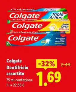 Lidl Colgate Dentifricio assortito offerta