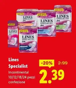 Lidl Lines Specialist offerta
