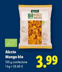 Lidl Alesto Mango Bio offerta
