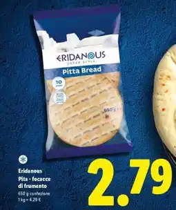 Lidl Eridanous Pita - focacce di frumento offerta