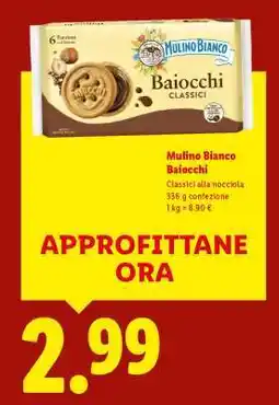 Lidl Mulino Bianco Baiocchi offerta