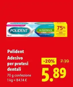 Lidl Polident Adesivo per protesi dentali offerta