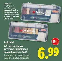 Lidl Parkside Set riparazione per pavimenti offerta