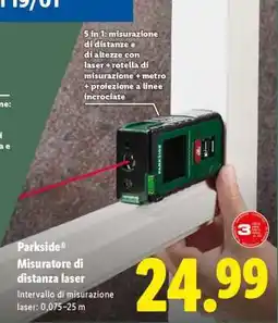Lidl Parkside Misuratore di distanza laser offerta