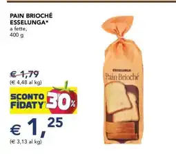 Esselunga Pain Brioché Esselunga offerta