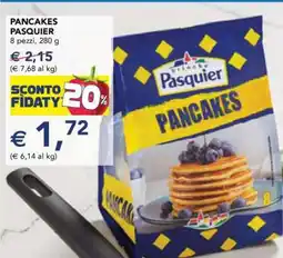 Esselunga PANCAKES PASQUIER offerta